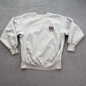 Vintage Harvard Radcliffe 1991 Crewneck Sweatshirt Made In USA MVP Pro Weave